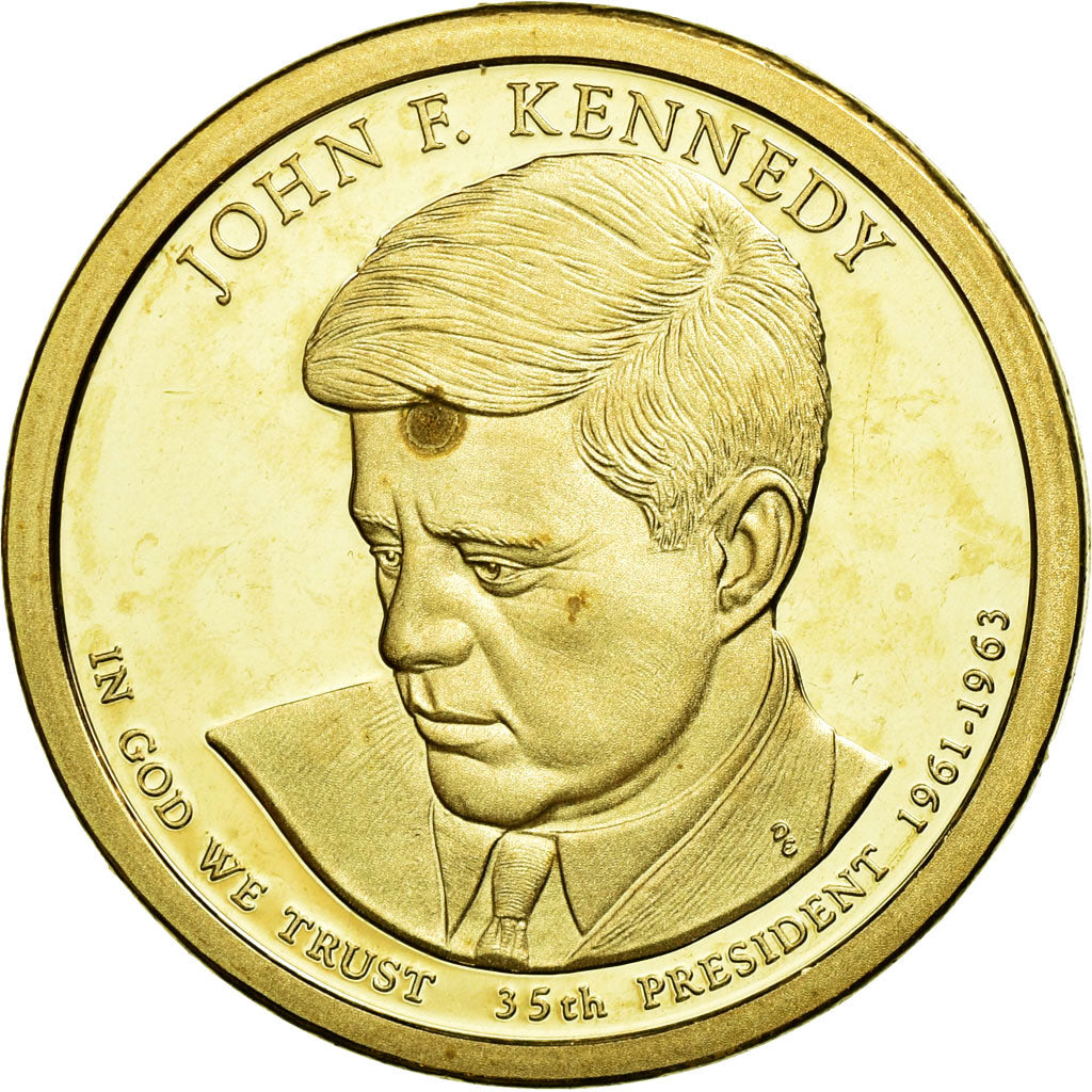 Coin, United States, Dollar, 2015, U.S. Mint, John F. Kennedy, MS(63)