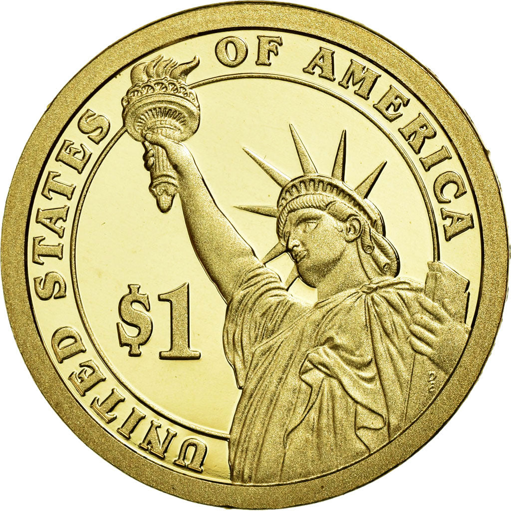 Coin, United States, Dollar, 2013, U.S. Mint, Woodrow Wilson, MS(63)