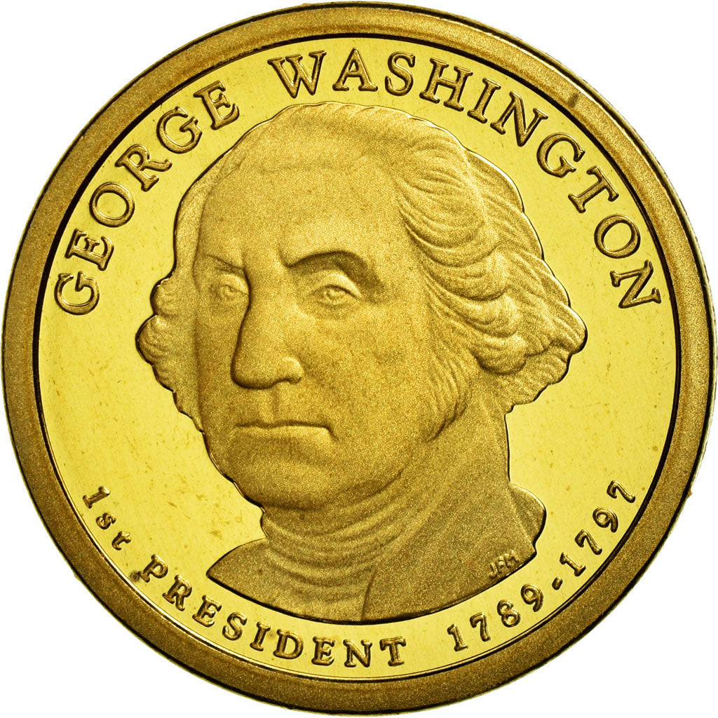 Coin, United States, Dollar, 2007, U.S. Mint, George Washington, MS(63)
