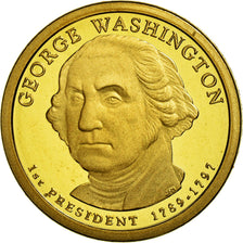 Coin, United States, Dollar, 2007, U.S. Mint, George Washington, MS(63)