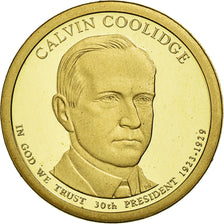 Coin, United States, Dollar, 2014, U.S. Mint, Calvin Coolidge, MS(63)