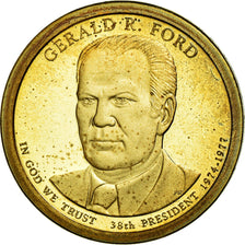 Coin, United States, Dollar, 2016, U.S. Mint, Gerald R. Ford, MS(63)