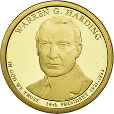 Coin, United States, Dollar, 2014, U.S. Mint, Warren G. Harding, MS(63)