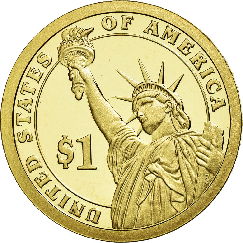 Coin, United States, Dollar, 2014, U.S. Mint, Warren G. Harding, MS(63)