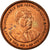 Coin, Mauritius, 5 Cents, 1995, EF(40-45), Copper Plated Steel, KM:52