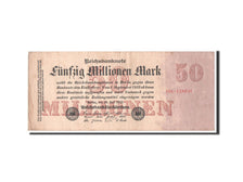 Biljet, Duitsland, 50 Millionen Mark, 1923, TB+
