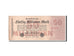Biljet, Duitsland, 50 Millionen Mark, 1923, TB+