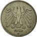 Coin, GERMANY - FEDERAL REPUBLIC, 5 Mark, 1981, Munich, EF(40-45), Copper-Nickel