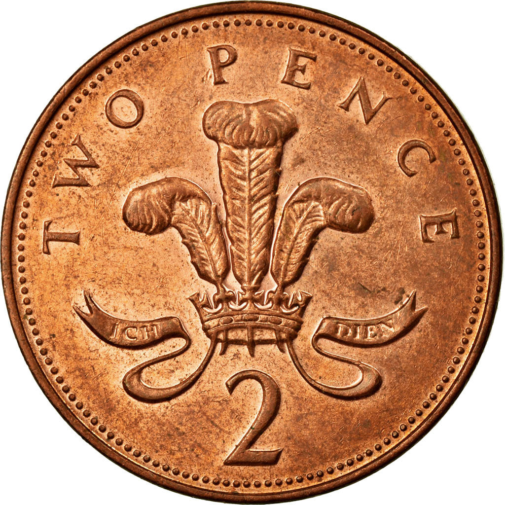 Munten, Groot Bretagne, Elizabeth II, 2 Pence, 1999, ZF, Copper Plated Steel