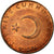 Moneta, Turcja, 10 Kurus, 1974, EF(40-45), Bronze, KM:891.3