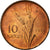 Moneda, Turquía, 10 Kurus, 1974, MBC, Bronce, KM:891.3