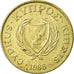 Coin, Cyprus, 5 Cents, 1988, EF(40-45), Nickel-brass, KM:55.2