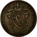 Coin, Belgium, Leopold II, 2 Centimes, 1874, VF(30-35), Copper, KM:35.1