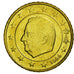 Belgium, 50 Euro Cent, 1999, MS(63), Brass, KM:229