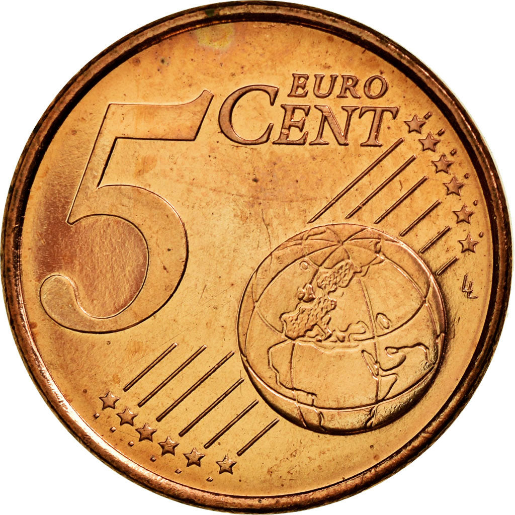 Finlandia, 5 Euro Cent, 1999, SPL, Acciaio placcato rame, KM:100
