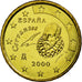 Spain, 10 Euro Cent, 2000, MS(63), Brass, KM:1043