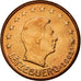 Luxembourg, 5 Euro Cent, 2002, MS(63), Copper Plated Steel, KM:77