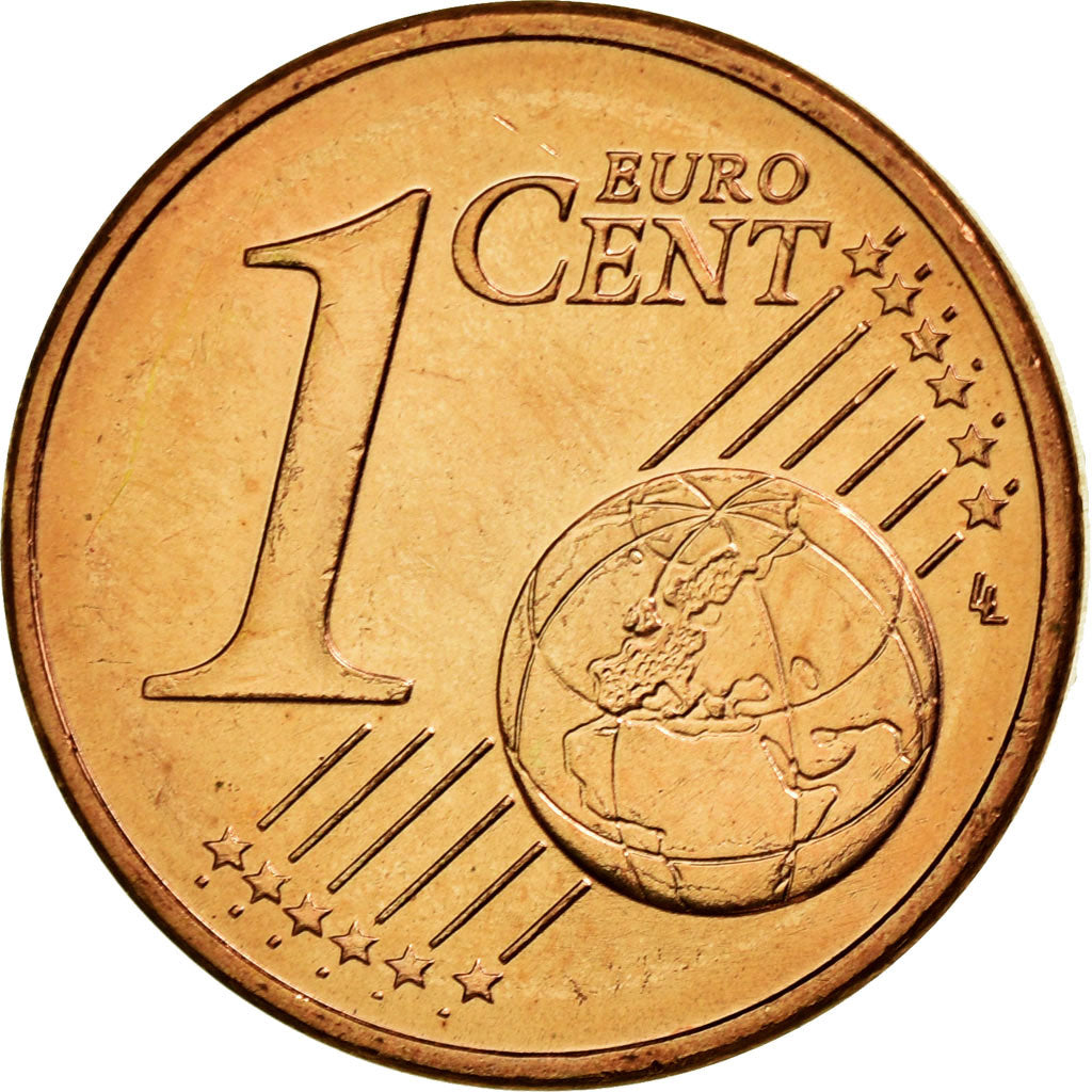GERMANY - FEDERAL REPUBLIC, Euro Cent, 2002, MS(63), Copper Plated Steel, KM:207