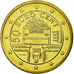 Autriche, 50 Euro Cent, 2002, SPL, Laiton, KM:3087