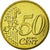 Áustria, 50 Euro Cent, 2002, MS(63), Latão, KM:3087