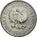 Moneda, Polonia, 10 Groszy, 1980, Warsaw, MBC, Aluminio, KM:AA47
