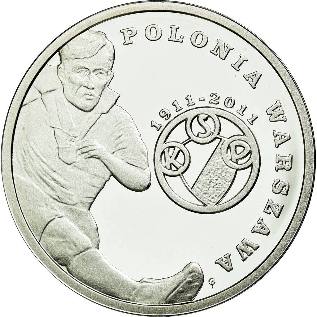 Coin, Poland, 5 Zlotych, 2011, Warsaw, MS(65-70), Silver, KM:800