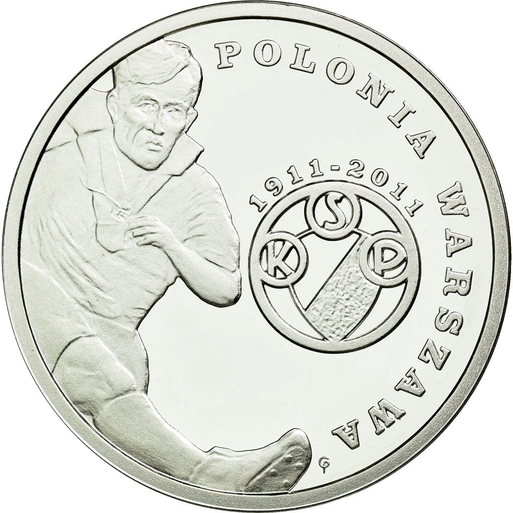 Coin, Poland, 5 Zlotych, 2011, Warsaw, MS(65-70), Silver, KM:800