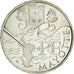 France, 10 Euro, Mayotte, 2011, MS(63), Silver, KM:1726