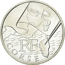 France, 10 Euro, Corse, 2010, MS(63), Silver, KM:1658