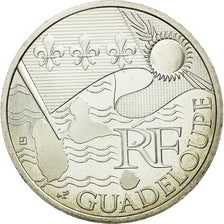 France, 10 Euro, Guadeloupe, 2010, MS(63), Silver, KM:1655