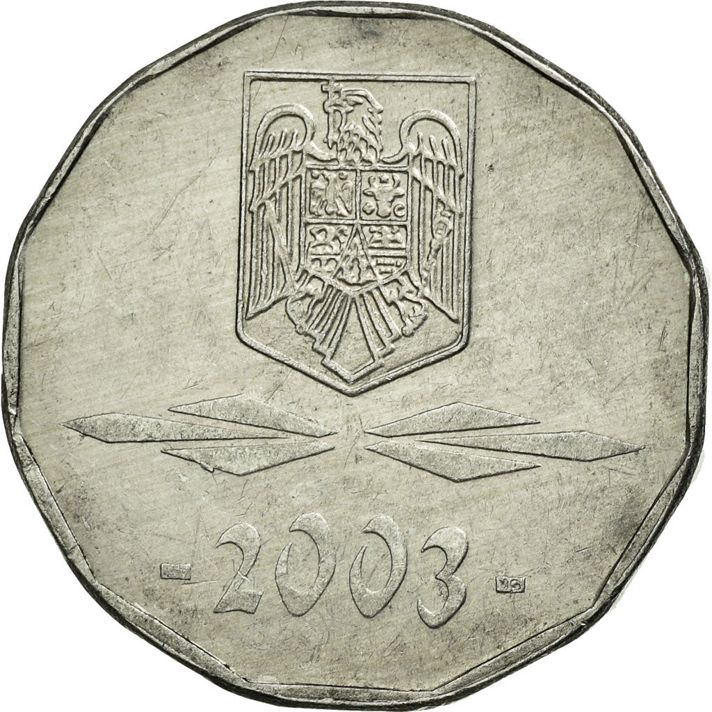 Coin, Romania, 5000 Lei, 2003, Bucharest, EF(40-45), Aluminum, KM:158