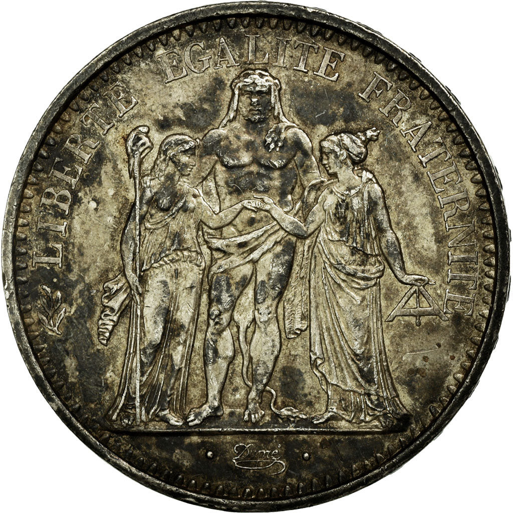 Munten, Frankrijk, Hercule, 10 Francs, 1967, Paris, ZF+, Zilver, KM:932