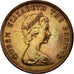 Coin, Jersey, Elizabeth II, 2 New Pence, 1975, EF(40-45), Bronze, KM:31