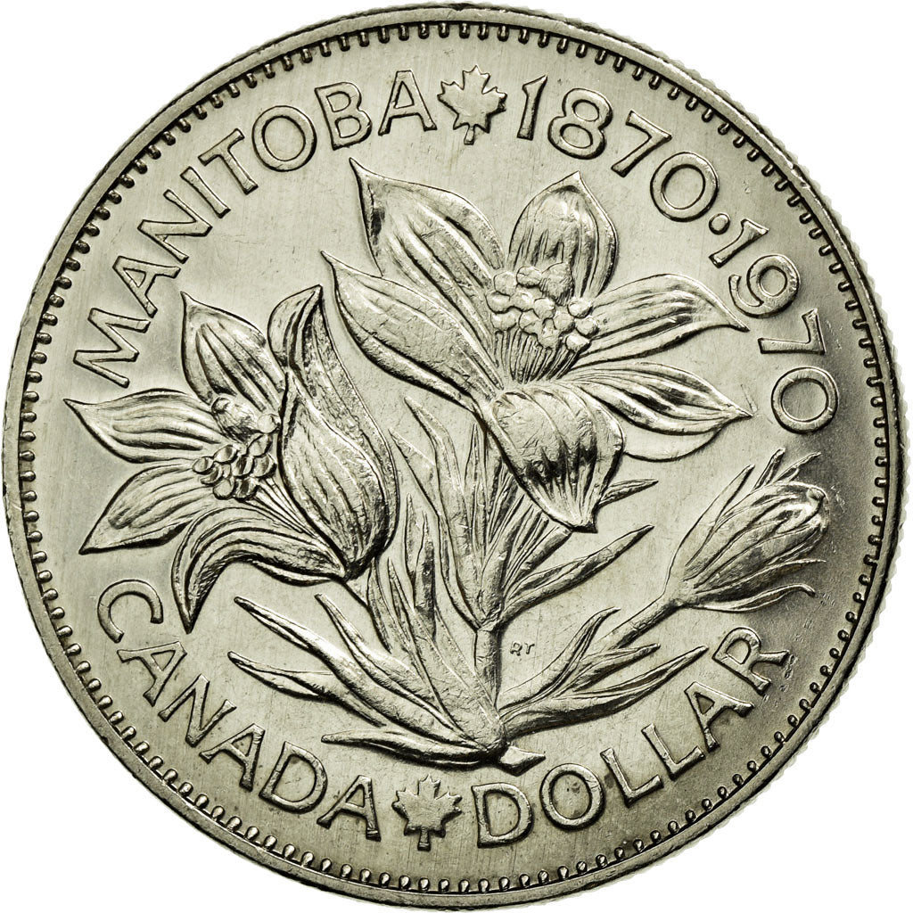 Coin, Canada, Elizabeth II, Dollar, 1970, Royal Canadian Mint, Ottawa