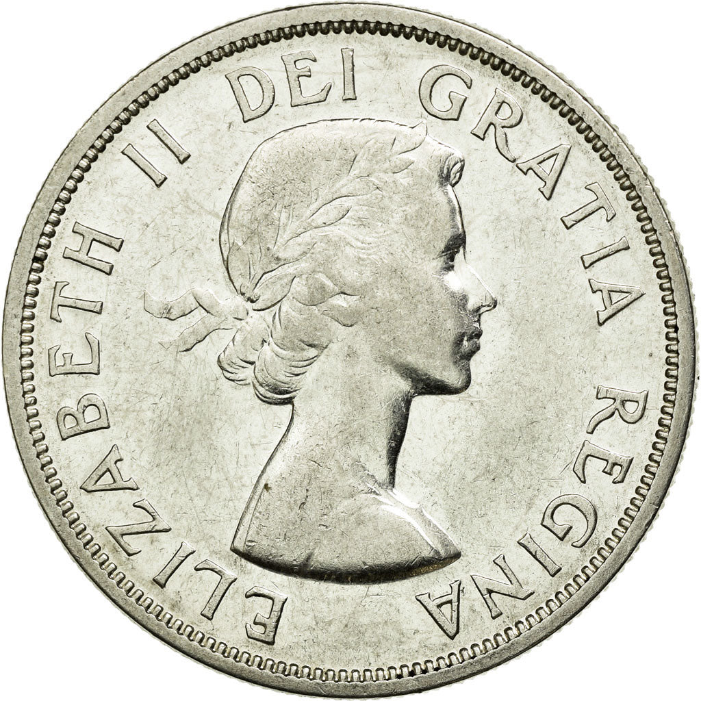 Coin, Canada, Elizabeth II, Dollar, 1958, Royal Canadian Mint, Ottawa, MS(63)