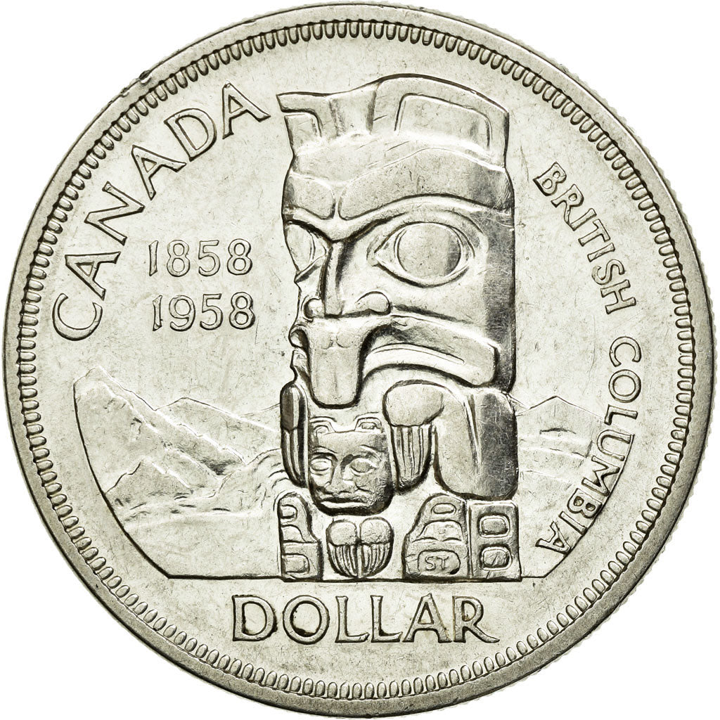 Coin, Canada, Elizabeth II, Dollar, 1958, Royal Canadian Mint, Ottawa, MS(63)