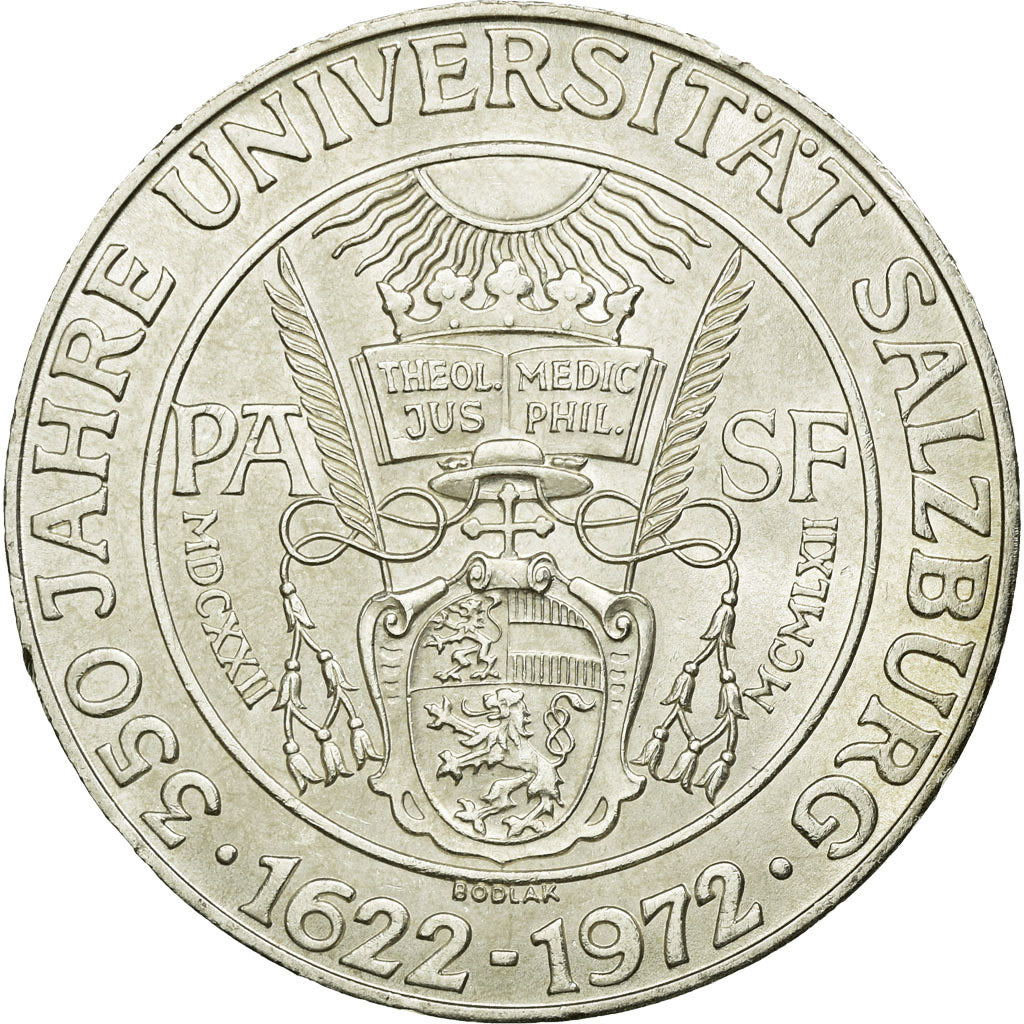 Coin, Austria, 50 Schilling, 1972, MS(63), Silver, KM:2913