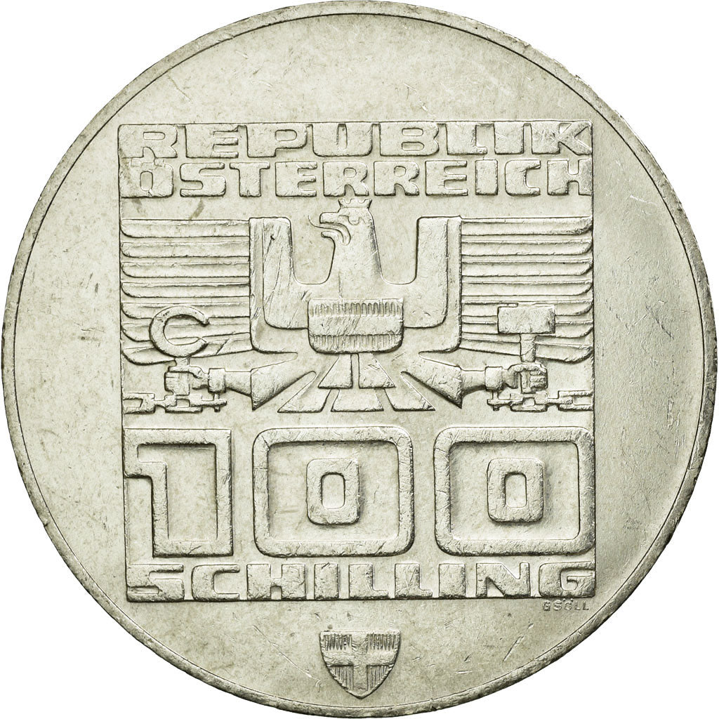 Moneda, Austria, 100 Schilling, 1976, SC, Plata, KM:2929