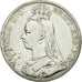 Coin, Great Britain, Victoria, Crown, 1890, VF(20-25), Silver, KM:765