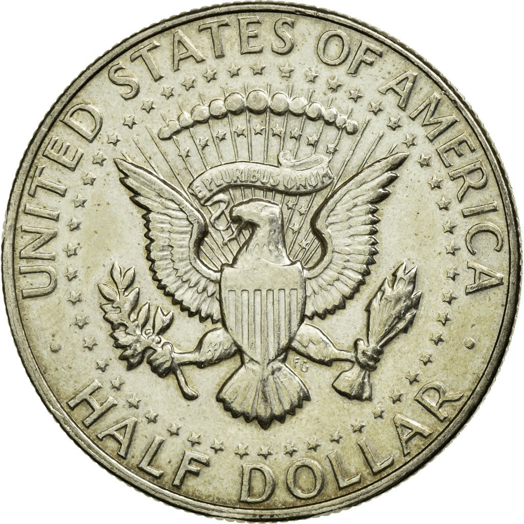 Coin, United States, Kennedy Half Dollar, Half Dollar, 1968, U.S. Mint, Denver