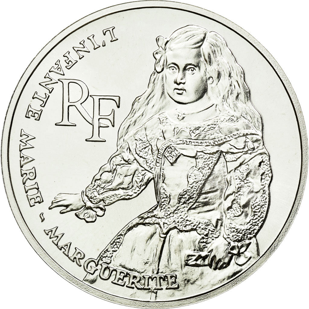 Coin, France, L'Infante, 100 Francs, 1993, ESSAI, MS(65-70), Silver, KM:1021