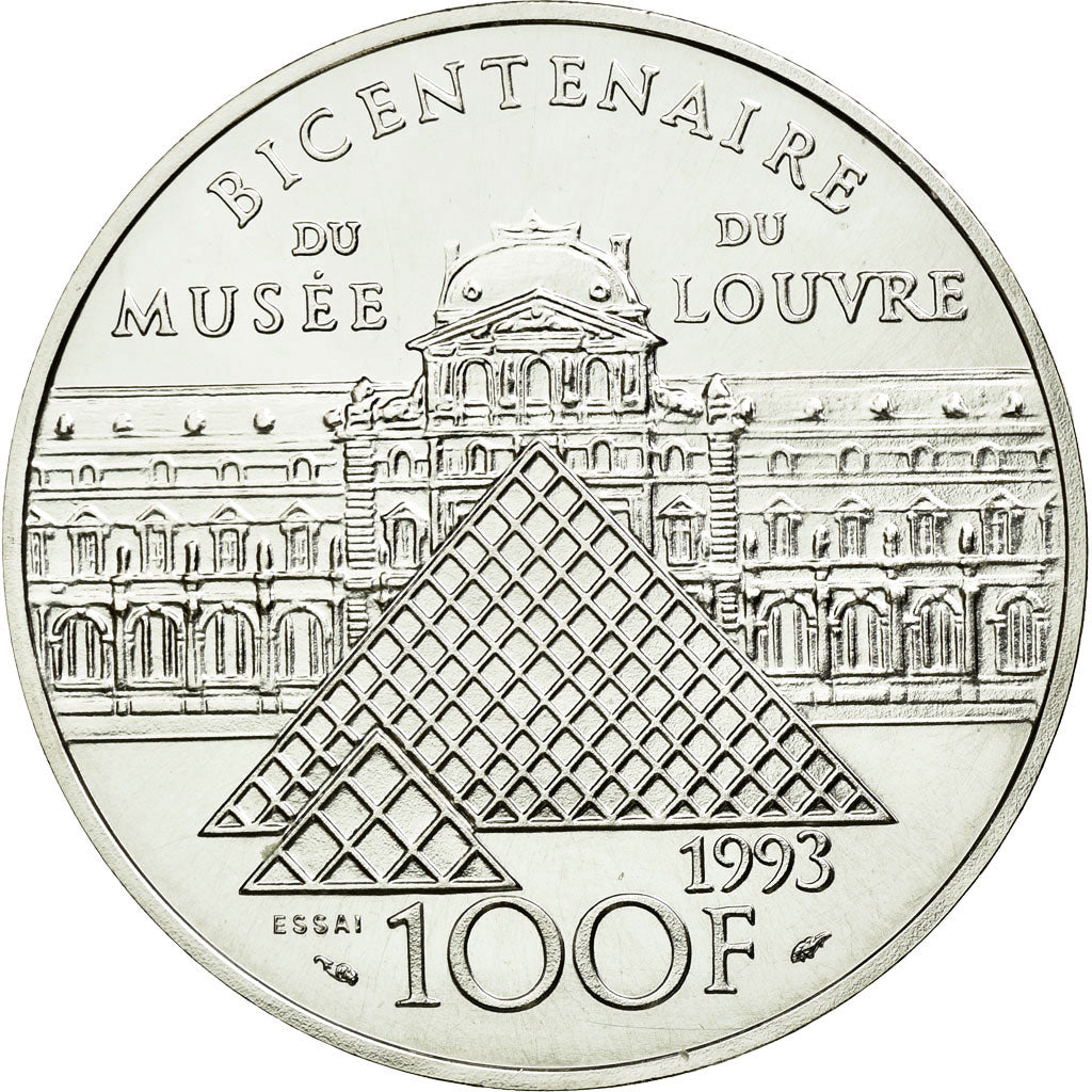 Moneta, Francia, L'Infante, 100 Francs, 1993, ESSAI, FDC, Argento, KM:1021
