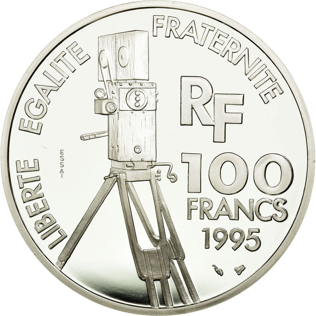 Moneta, Francia, 100 Francs, 1995, Paris, ESSAI, FDC, Argento, KM:1944