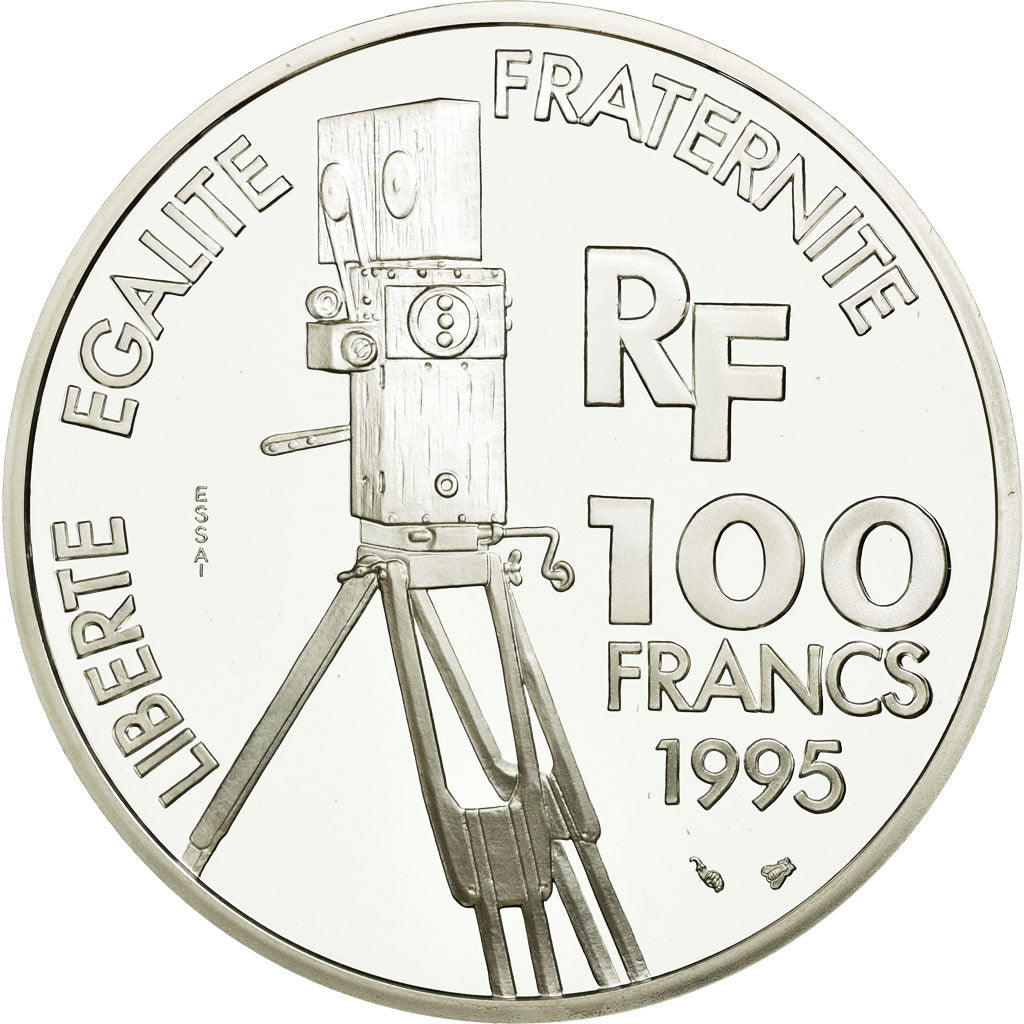 Coin, France, 100 Francs, 1995, Paris, ESSAI, MS(65-70), Silver, KM:1944