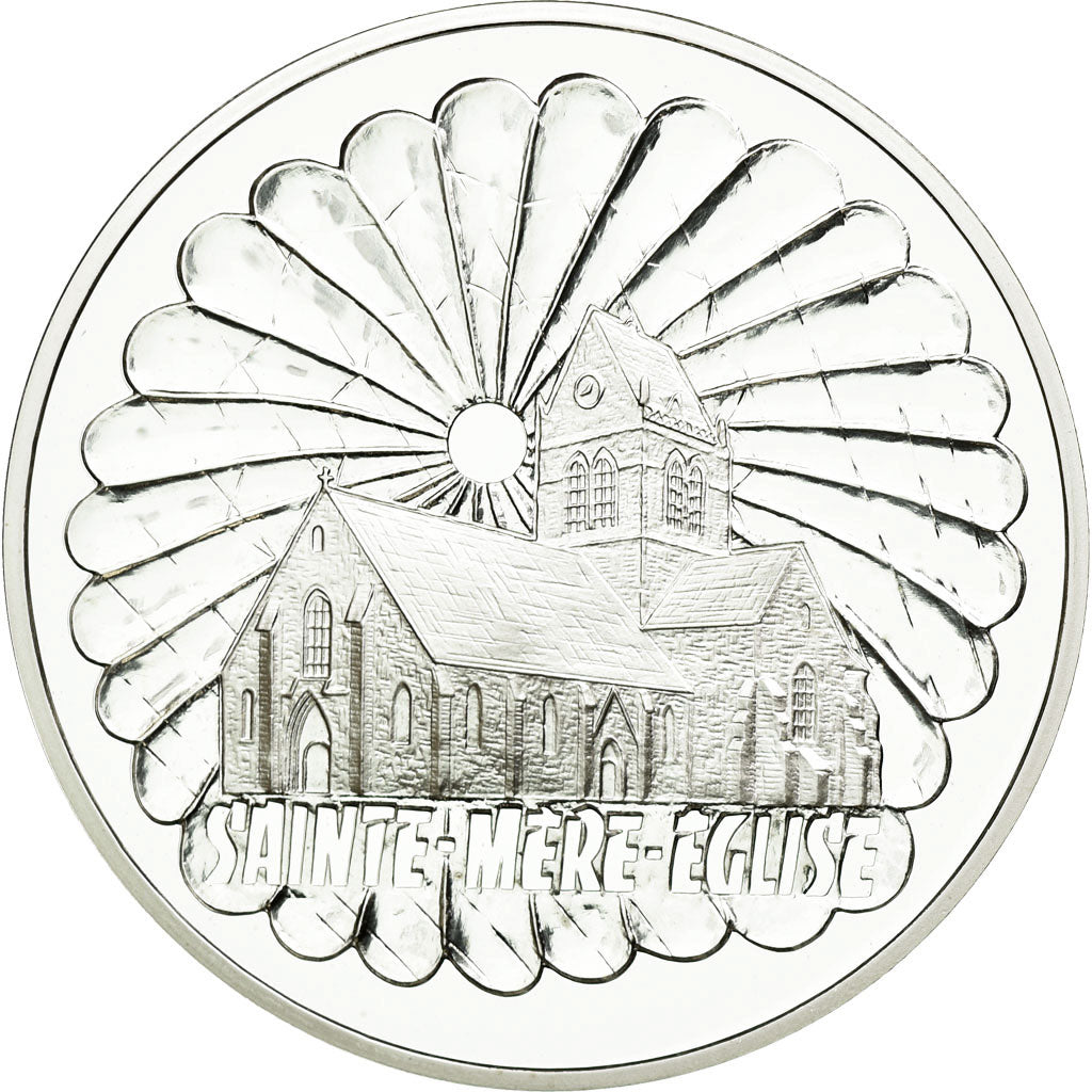 Coin, France, Sainte-Mère-Eglise, 100 Francs, 1994, ESSAI, MS(65-70), Silver