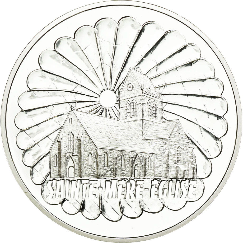 Coin, France, Sainte-Mère-Eglise, 100 Francs, 1994, ESSAI, MS(65-70), Silver
