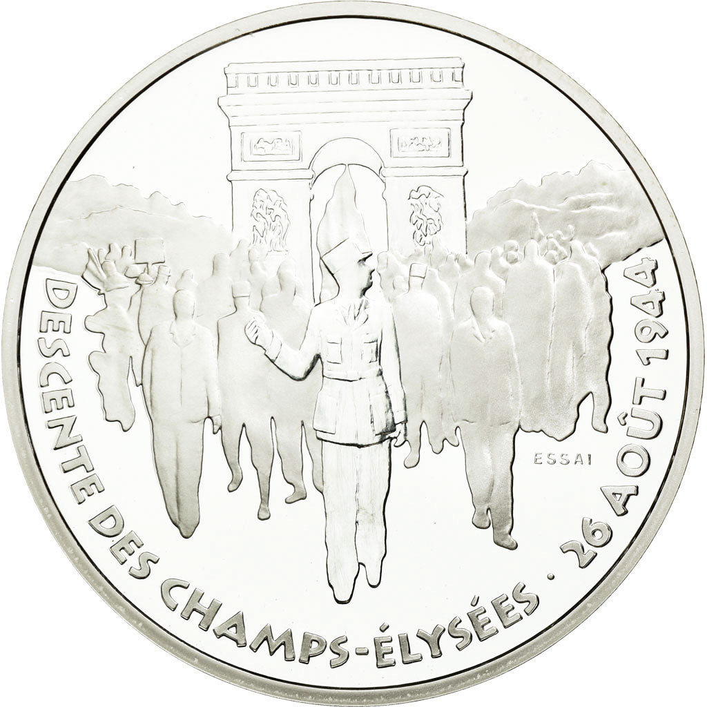 Coin, France, Libération de Paris, 100 Francs, 1994, ESSAI, MS(65-70), Silver