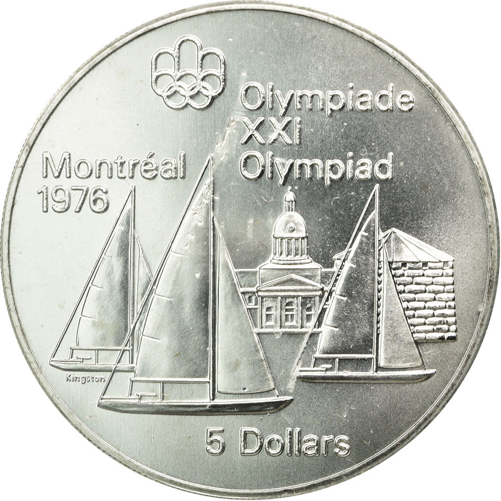 Coin, Canada, Elizabeth II, 5 Dollars, 1973, Royal Canadian Mint, Ottawa