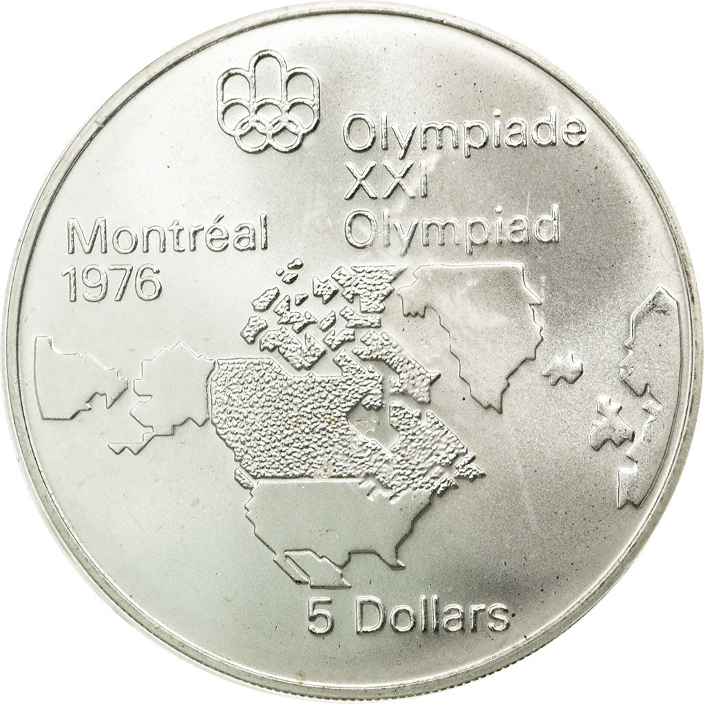 Coin, Canada, Elizabeth II, 5 Dollars, 1973, Royal Canadian Mint, Ottawa