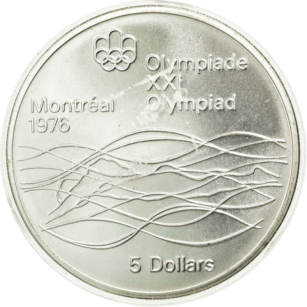 Coin, Canada, Elizabeth II, 5 Dollars, 1975, Royal Canadian Mint, Ottawa